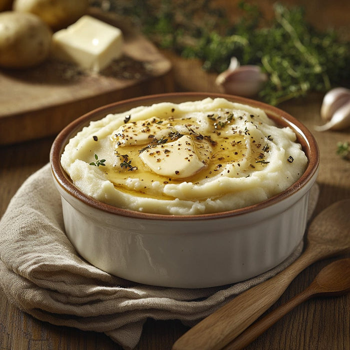 easyChef Pro Creamy Asiago Garlic Mashed Potatoes