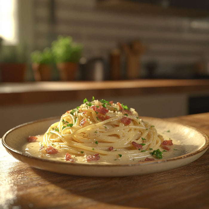 easyChef Pro Creamy Bacon Spaghetti Carbonara