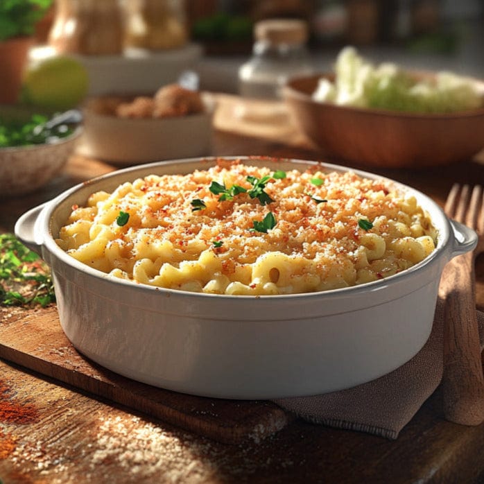 easyChef Pro Creamy Cheddar Macaroni Bake