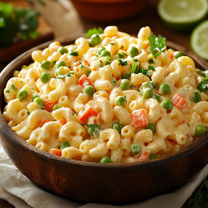 easyChef Pro Creamy Cheddar Macaroni Salad
