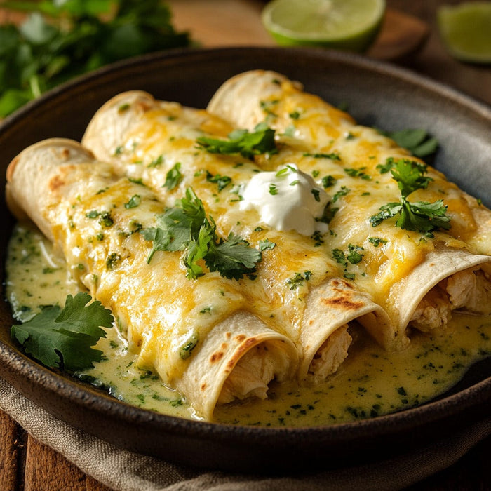 easyChef Pro Creamy Chicken Enchiladas