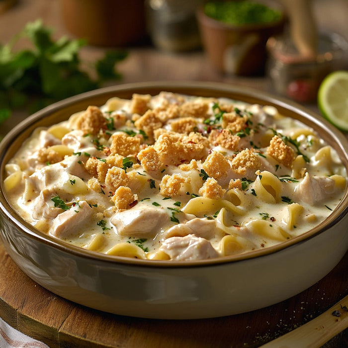 easyChef Pro Creamy Chicken Noodle Bake