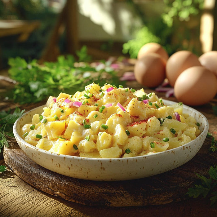 easyChef Pro Creamy Deviled Egg Potato Salad