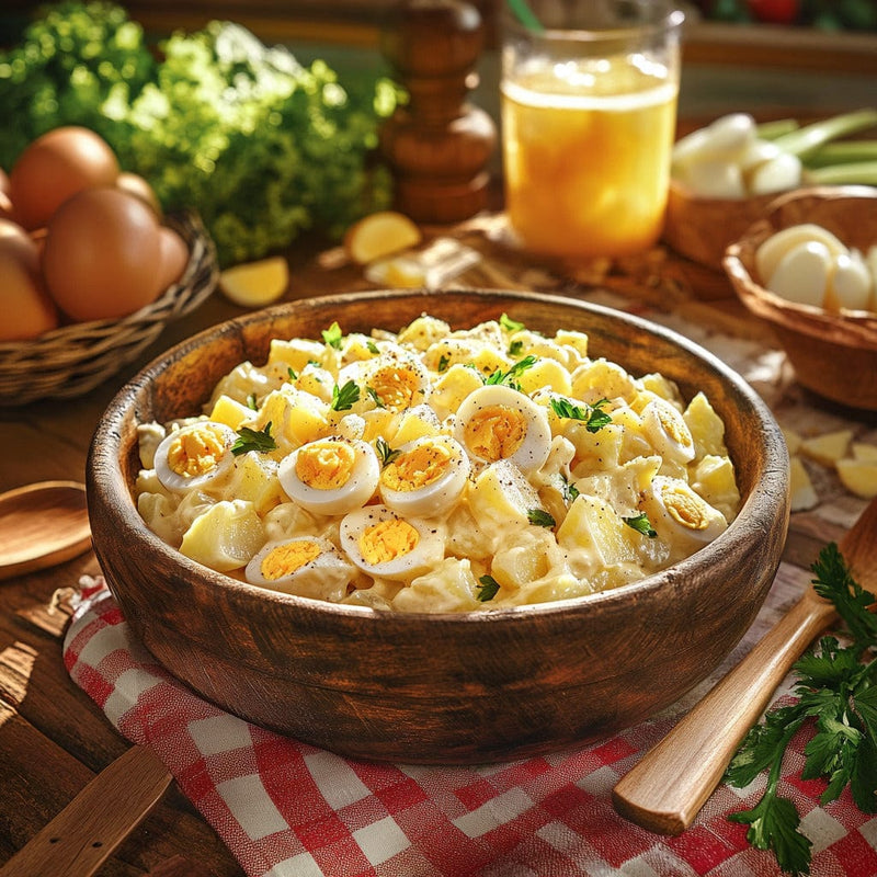 easyChef Pro Creamy Deviled Egg Potato Salad