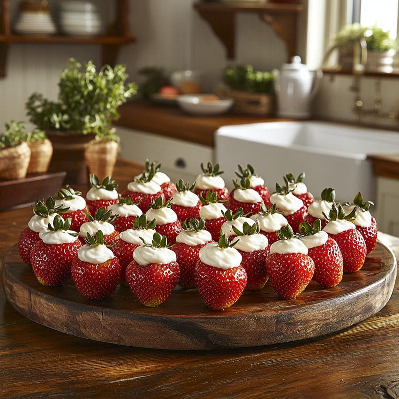 easyChef Pro Creamy Orange-Stuffed Strawberries
