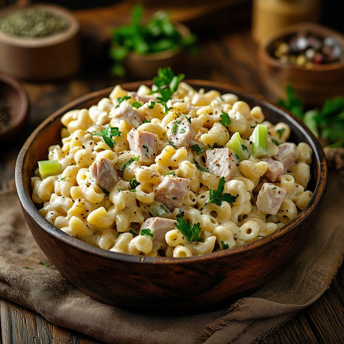 easyChef Pro Creamy Pescatarian Tuna Pasta Salad