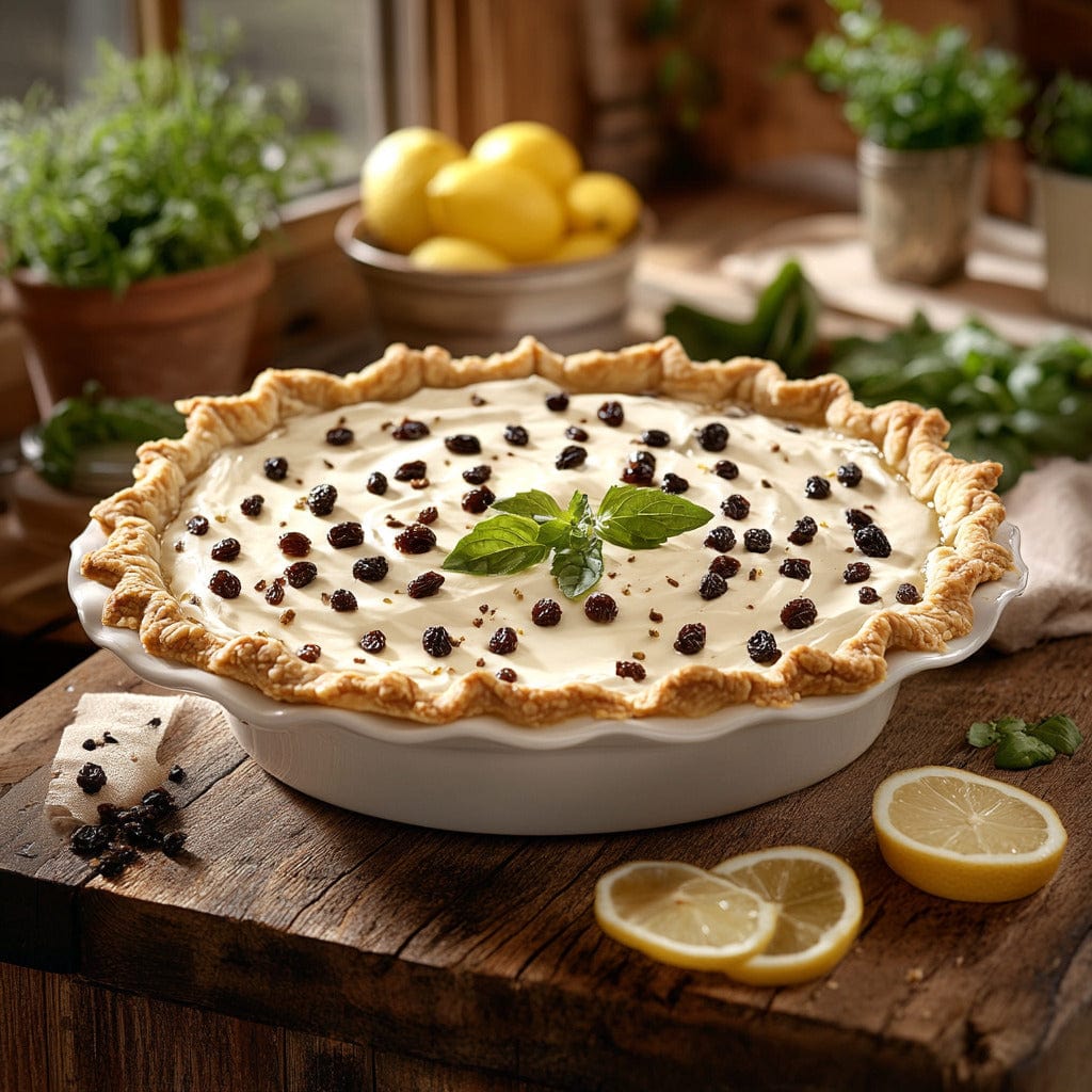 easyChef Pro Creamy Raisin Sour Cream Pie