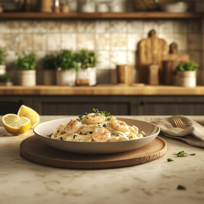 easyChef Pro Creamy Shrimp Linguine Alfredo