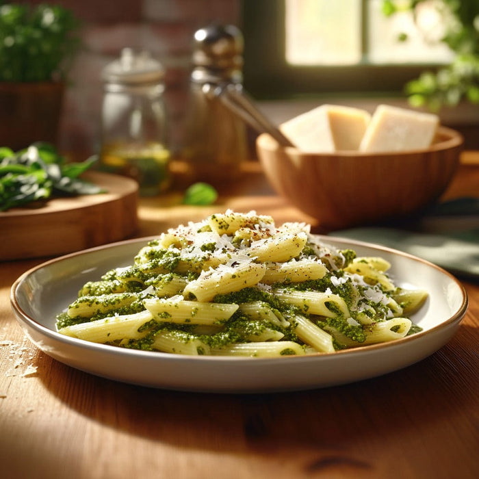 easyChef Pro Creamy Spinach Pesto Pasta