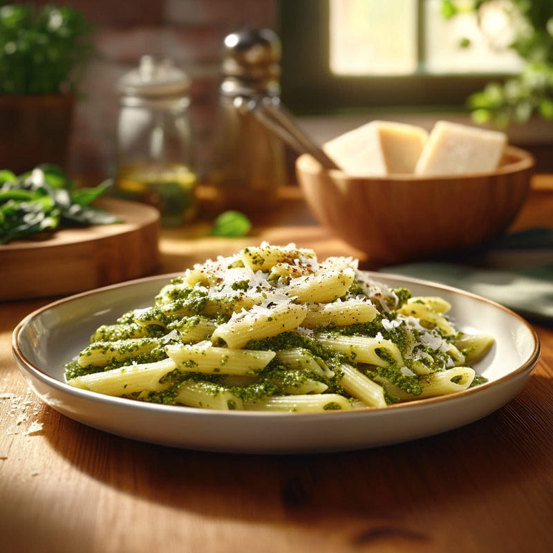 easyChef Pro Creamy Spinach Pesto Pasta