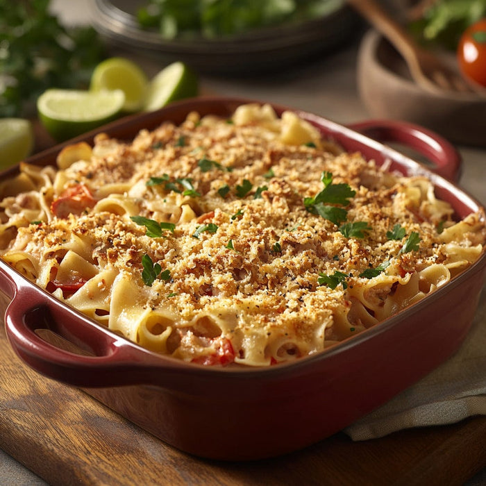 easyChef Pro Creamy Tuna-Tomato Noodle Bake