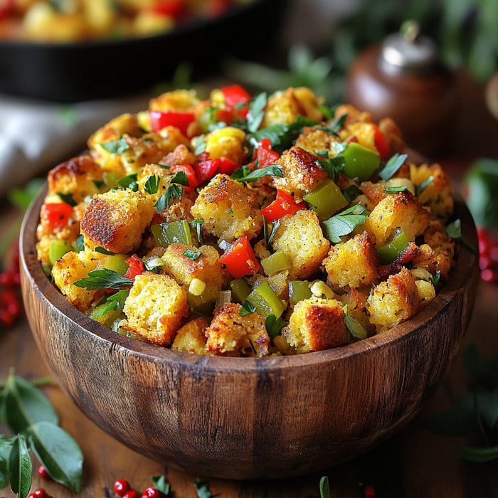 easyChef Pro Creole Cornbread Stuffing