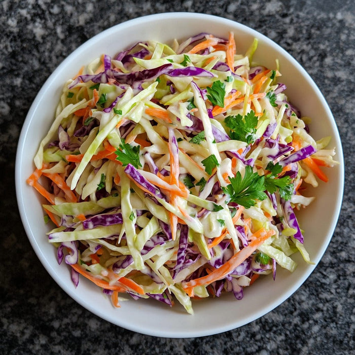 easyChef Pro Crisp Apple Cider Coleslaw with Celery Seed and Fresh Herbs