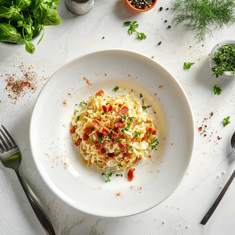 easyChef Pro Crispy Bacon-Infused Southern Cabbage