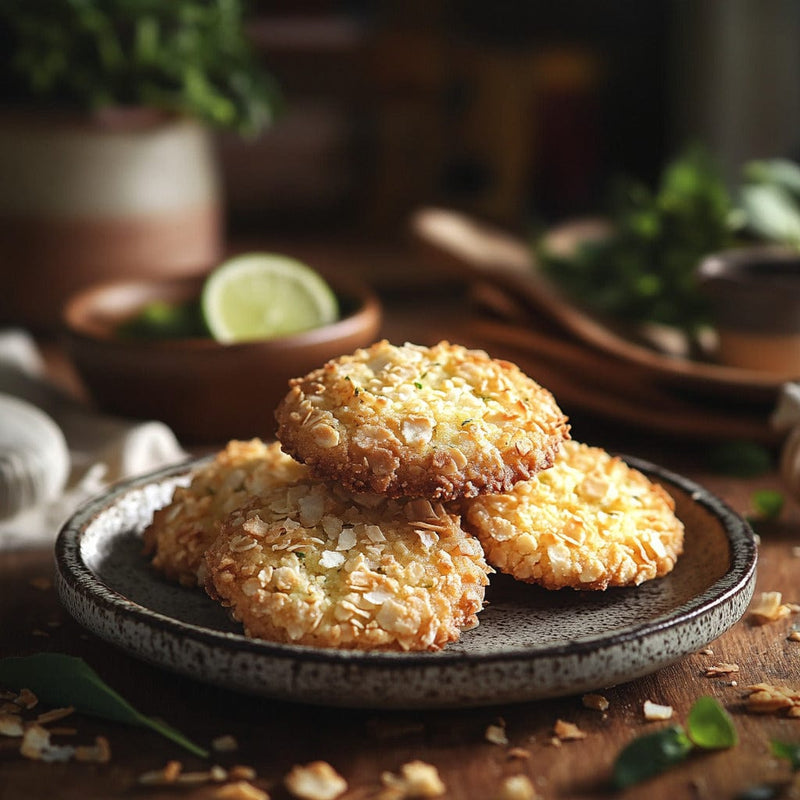 easyChef Pro Crispy Coconut Cornflake Cookies