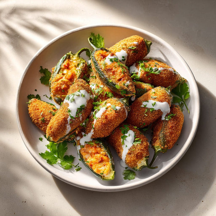 easyChef Pro Crispy Crawfish-Stuffed Jalapeño Poppers