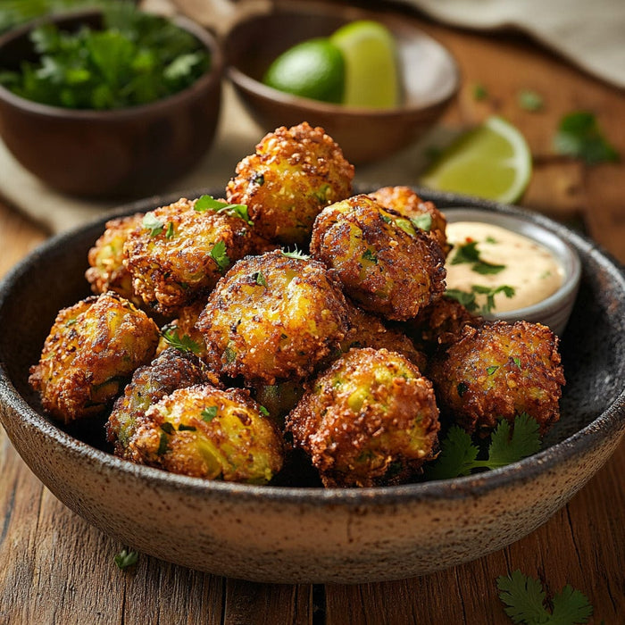 easyChef Pro Crispy Southern Okra Fritters