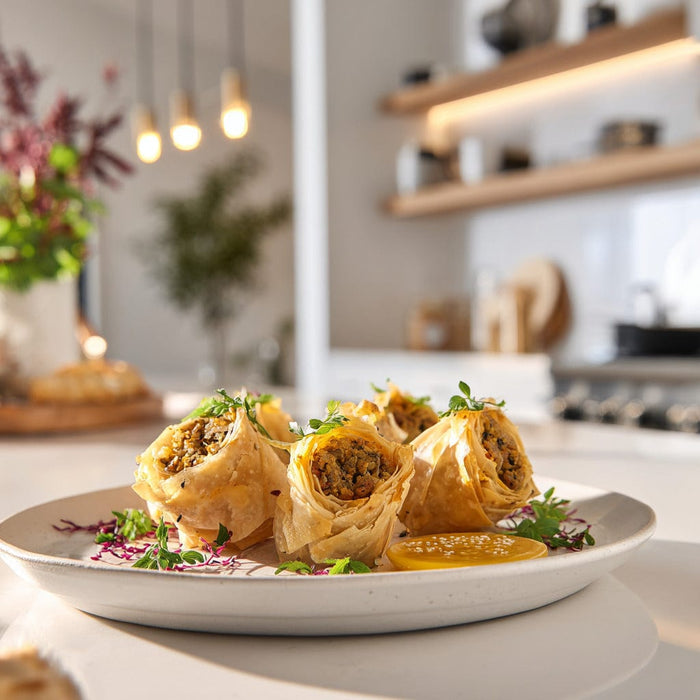 easyChef Pro Crispy Spiced Lamb Sambousa Bites
