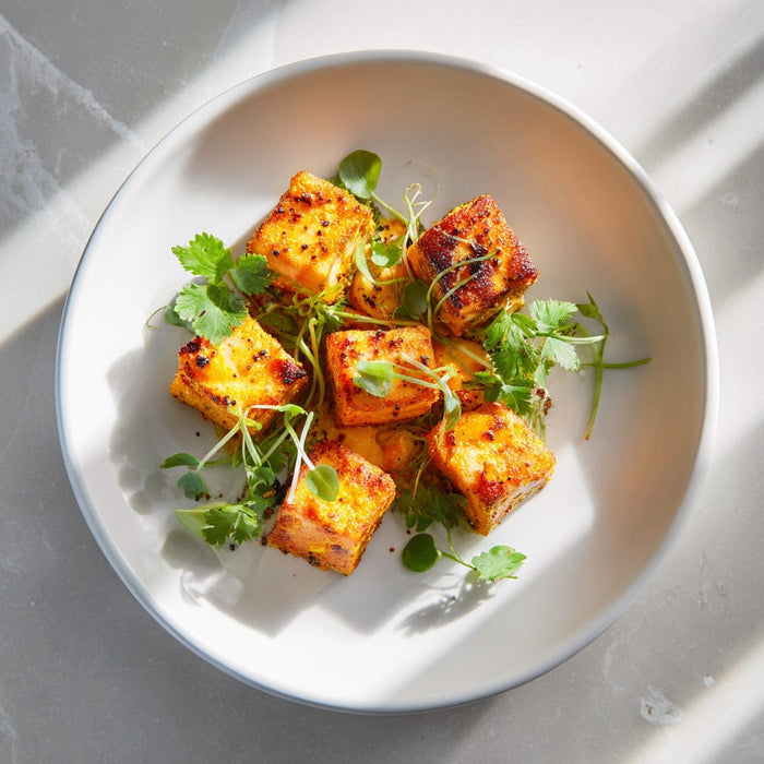 easyChef Pro Crispy Spicy Turmeric Salmon Bites