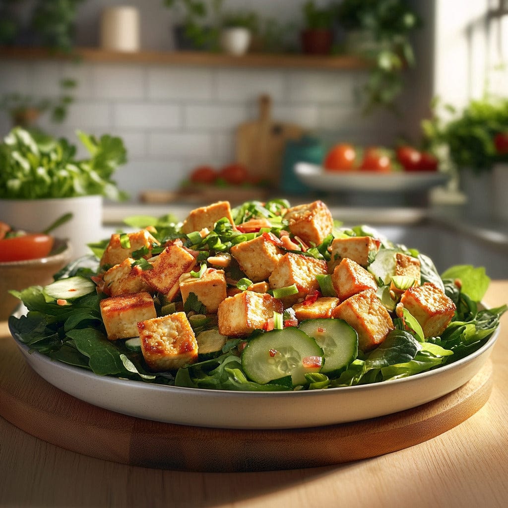 easyChef Pro Crispy Tofu Fusion Salad