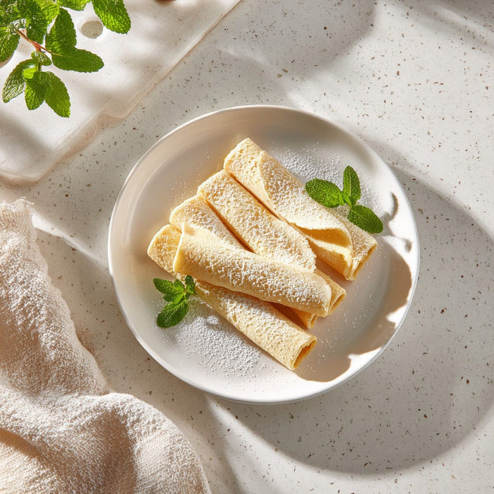 easyChef Pro Crispy Vanilla Butter Wafer Rolls