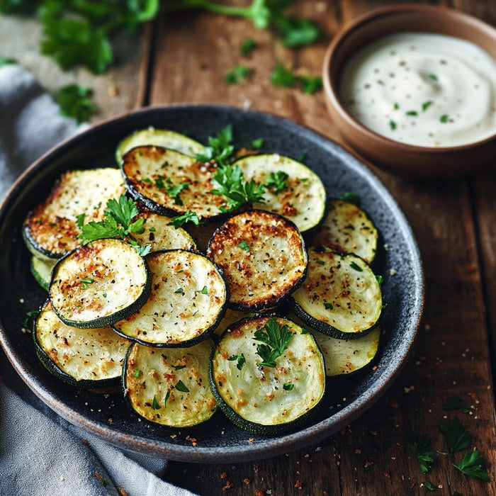 easyChef Pro Crispy Vegan Zucchini Chips