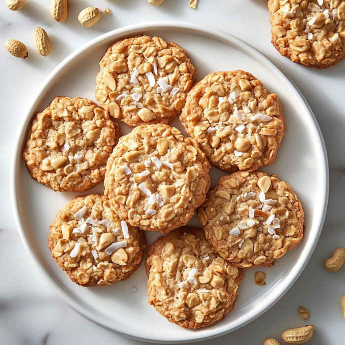 easyChef Pro Crunchy Coconut Peanut Oatmeal Cookies
