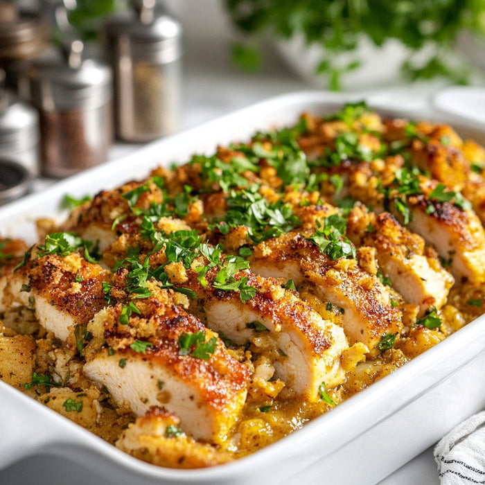 easyChef Pro Curried Chicken Bake with Flavorful Stuffing