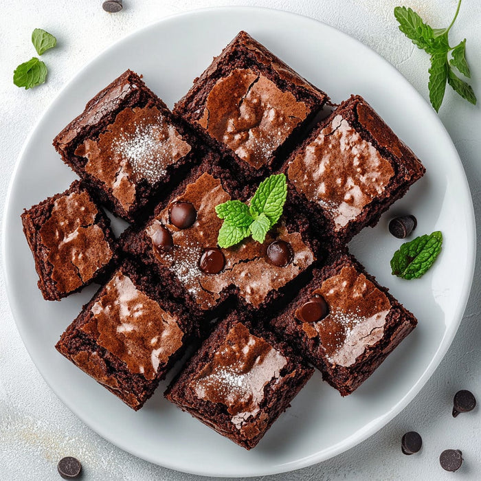 easyChef Pro Decadent Fudgy Chocolate Chip Brownies with a Touch of Vanilla
