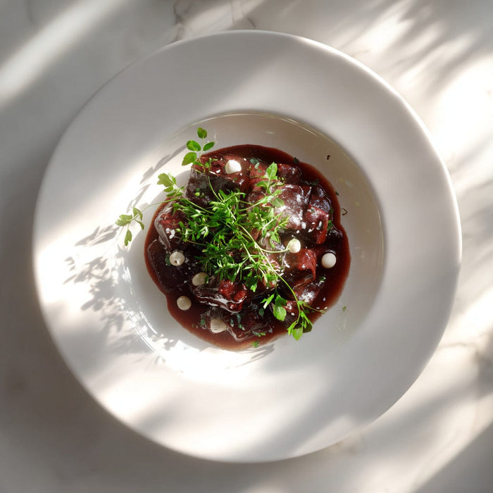 easyChef Pro Decadent Red Wine Beef Bourguignon with Fresh Herbs and Mushrooms