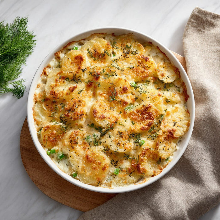 easyChef Pro Dill-Infused Parmesan Baked Potato Casserole