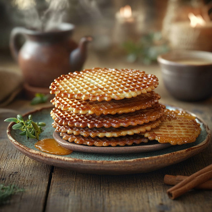 easyChef Pro Dutch Caramel Waffle Cookies Recipe