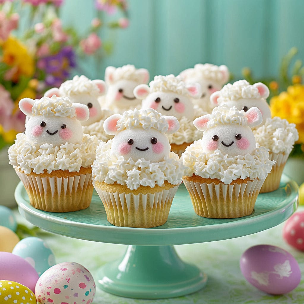 easyChef Pro Easter Lamb Cupcakes