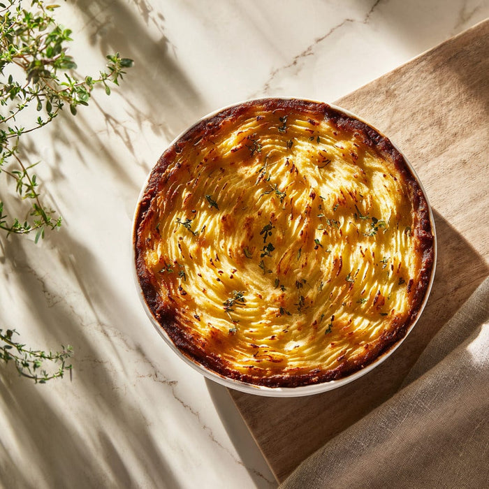 easyChef Pro Elk Shepherd's Pie with Herb-Infused Mashed Potatoes
