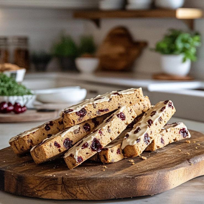 easyChef Pro Festive Chocolate Cherry Biscotti