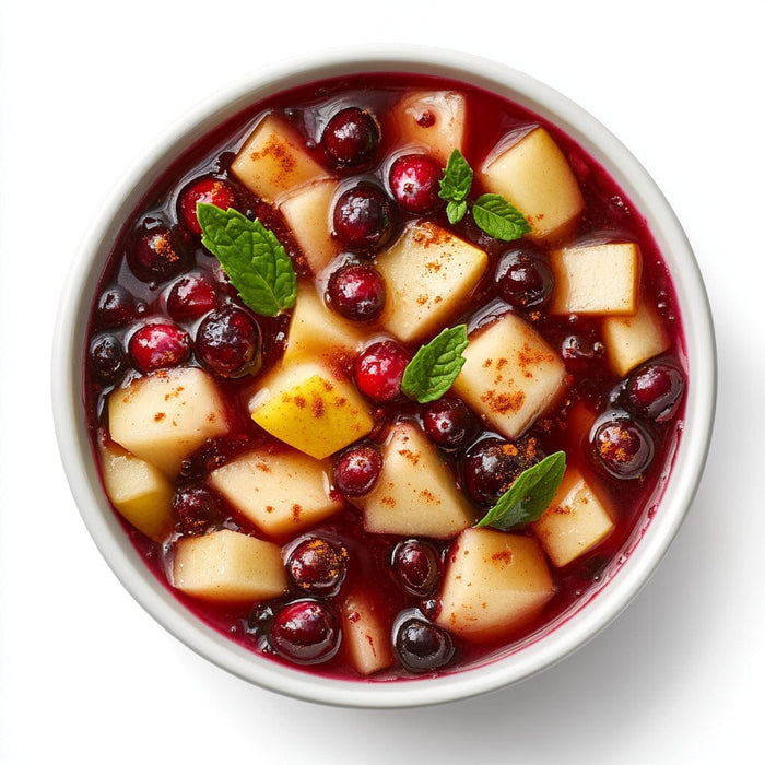 easyChef Pro Festive Spiced Cranberry Apple-Pear Compote