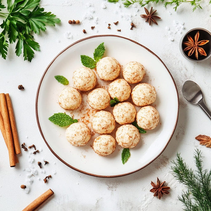 easyChef Pro Festive Spiced Danish Shortbread Balls