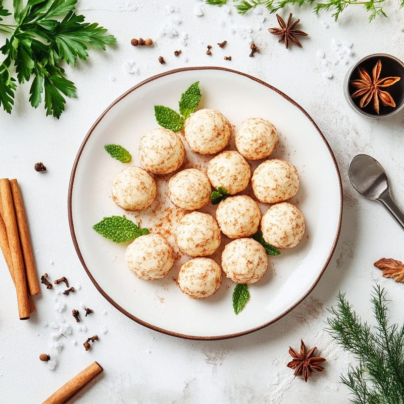 easyChef Pro Festive Spiced Danish Shortbread Balls