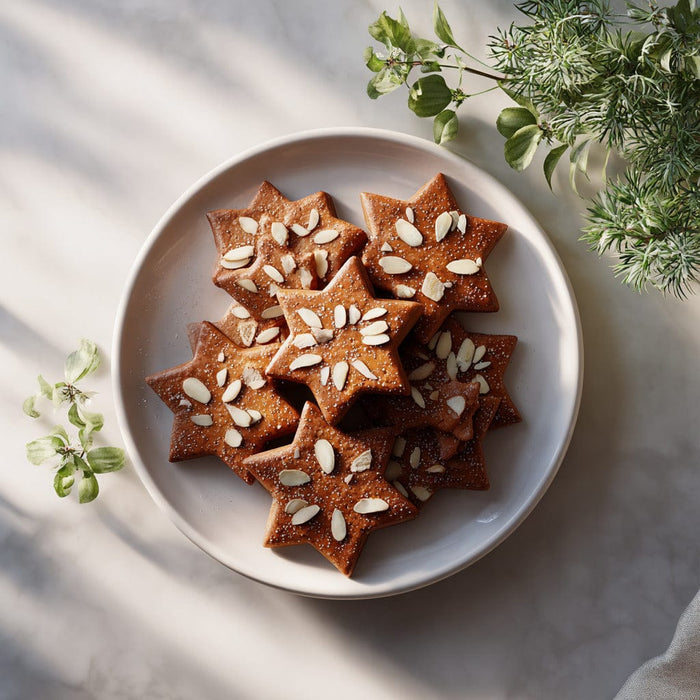 easyChef Pro Festive Swedish Pepparkakor with Molasses and Almonds