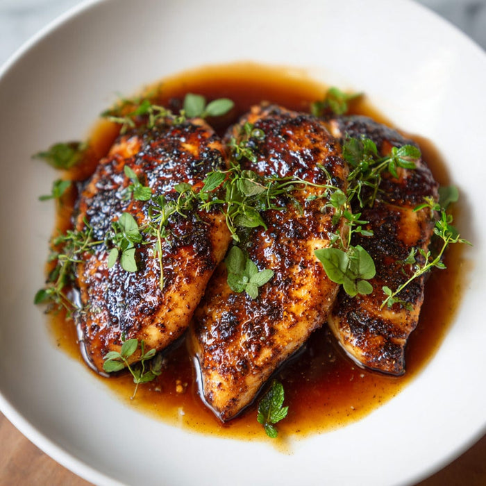 easyChef Pro Fiery Blackened Chicken with Worcestershire Glaze