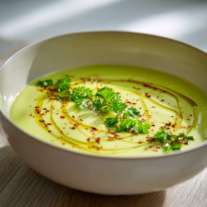 easyChef Pro Fiery Curried Cucumber Soup