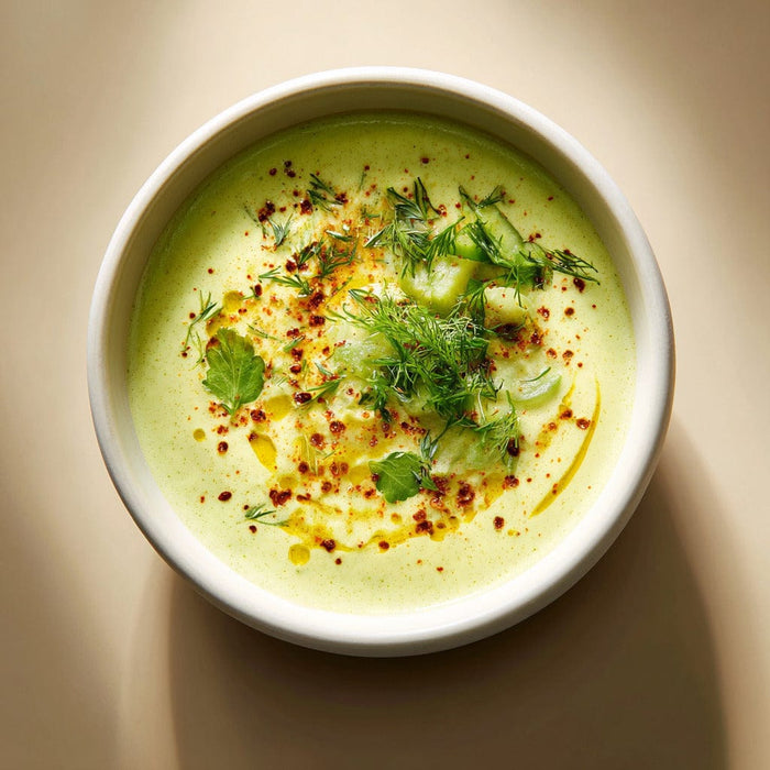 easyChef Pro Fiery Curried Cucumber Soup