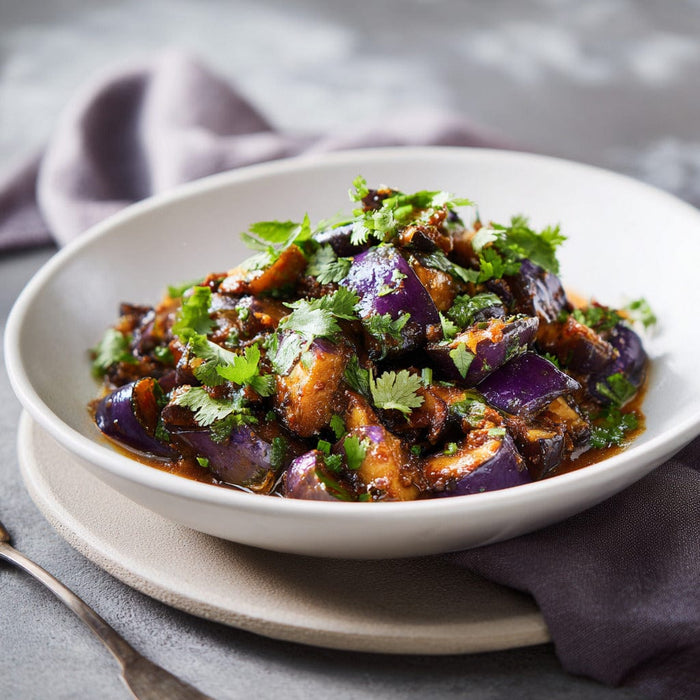 easyChef Pro Fiery Indian Eggplant with Coconut Infusion