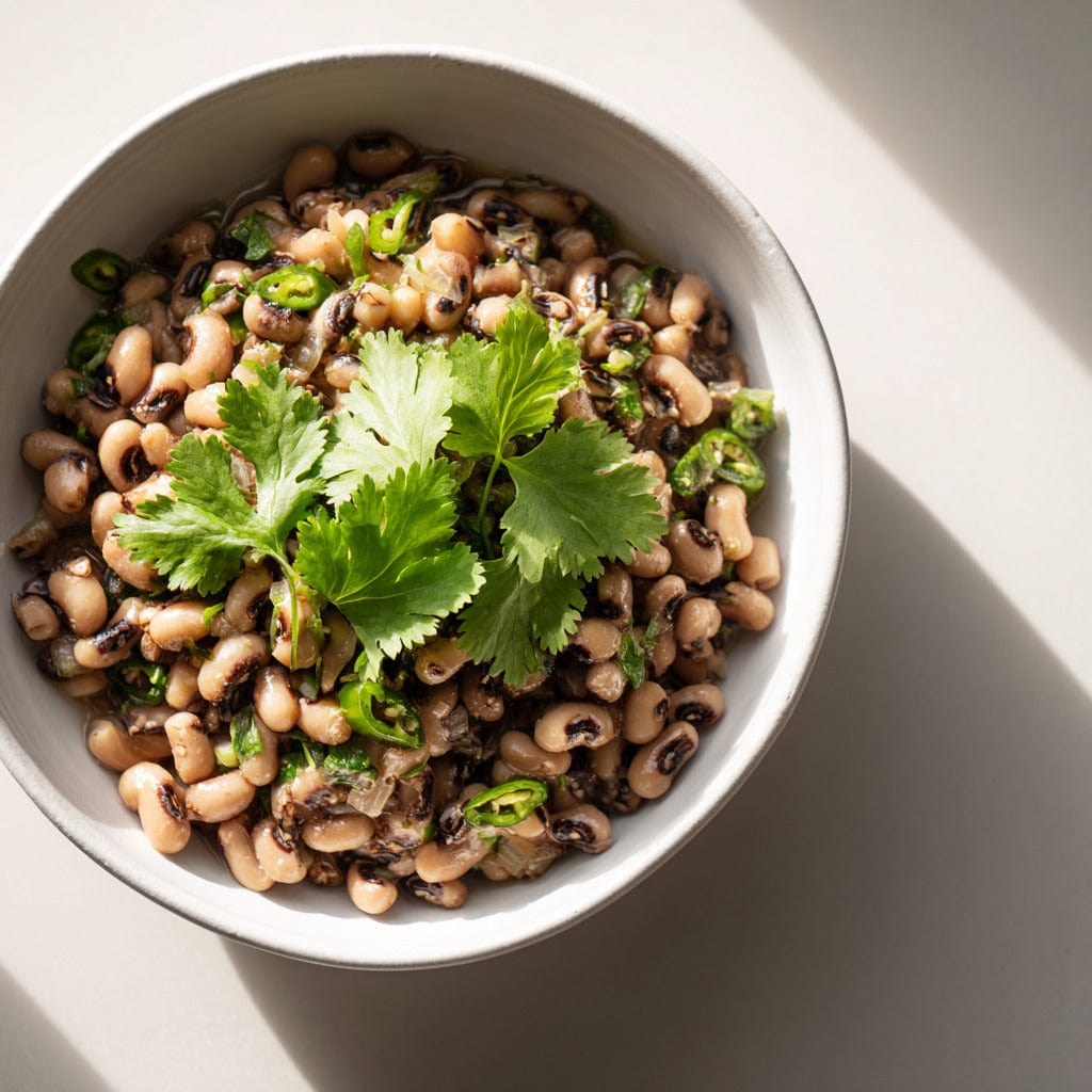 easyChef Pro Fiery Southern Black-Eyed Peas with Jalapeño and Onion