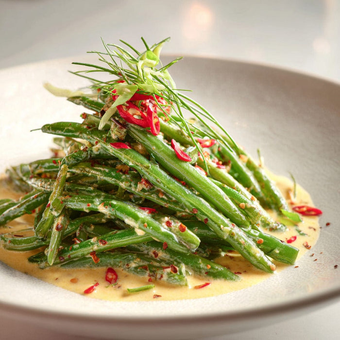 easyChef Pro Fiery Thai Green Beans with Coconut Lemongrass Sauce