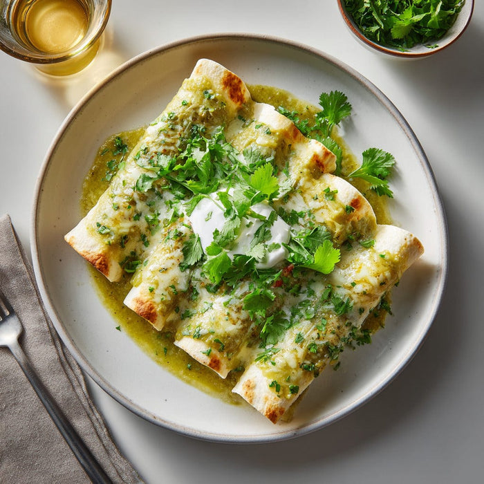 easyChef Pro Flavor-Packed Green Sauce Chicken Enchiladas