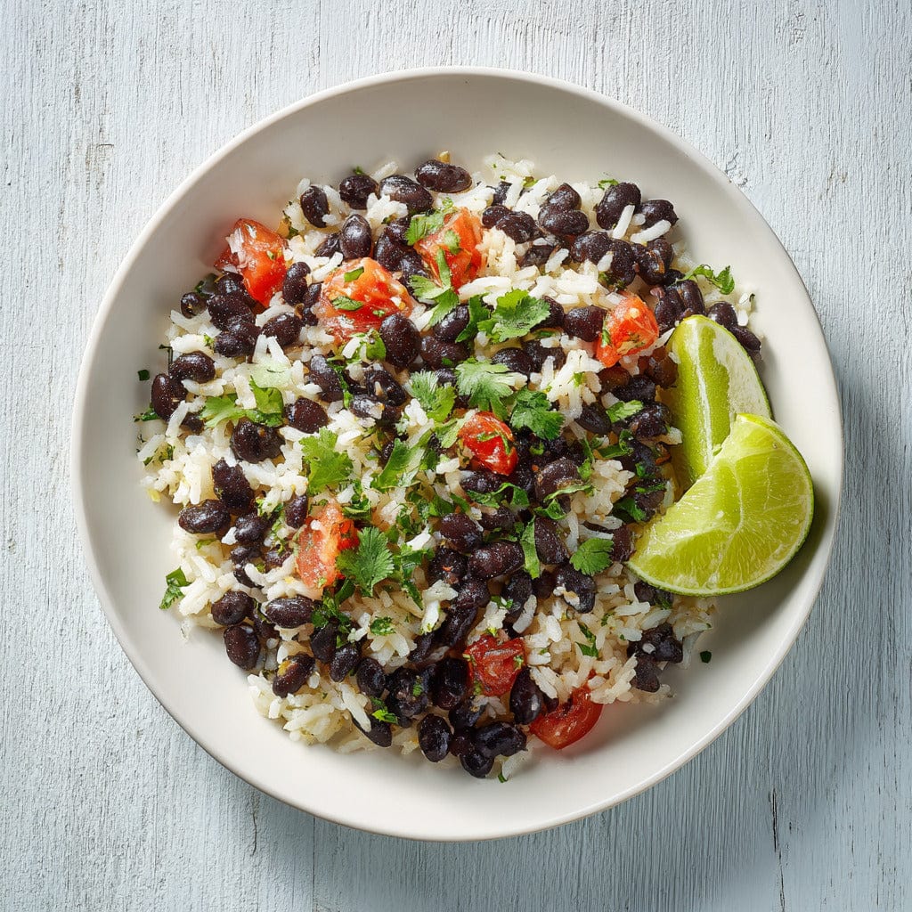 easyChef Pro Flavorful Black Bean and Rice Medley with Fresh Herbs