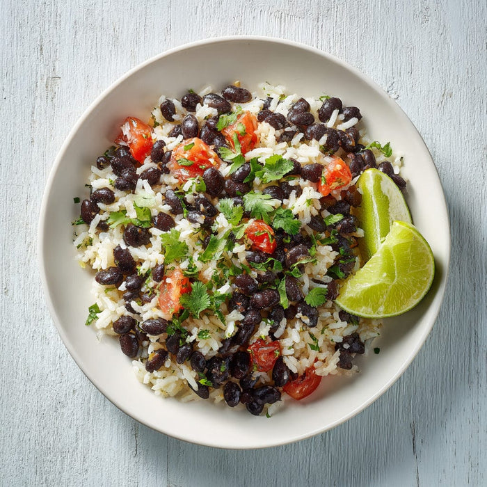 easyChef Pro Flavorful Black Bean and Rice Medley with Fresh Herbs