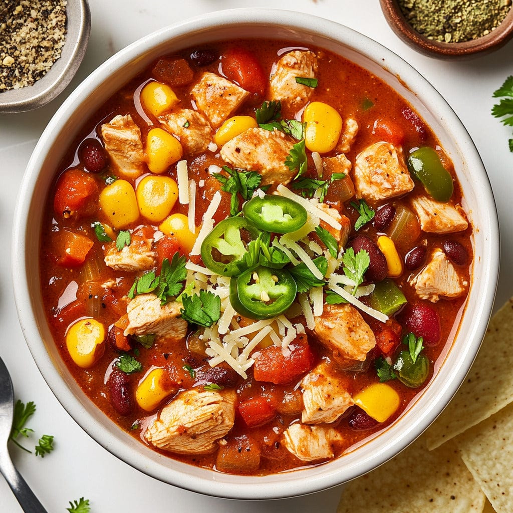 easyChef Pro Flavorful Chicken and Bean Skillet Chili