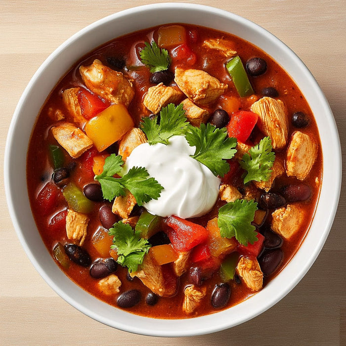 easyChef Pro Flavorful Chicken and Two-Bean Slow Cooker Chili